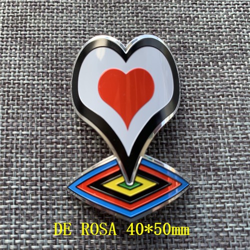 Rose metal bike head - rose, badge